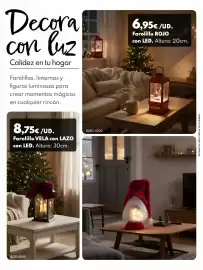 Catálogo BricoCentro Página 30: Farolillo vela con lazo con led €8,75, Farolillo rojo con led €6,95