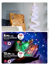 Catálogo BricoCentro Página 43: Guirnalda 240 microled exterior - multcolor 2,4m €8,90