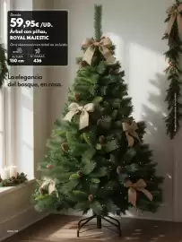 Catálogo BricoCentro Página 6: Árbol con piñas, royal majestic €59,95