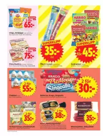 ICA Supermarket reklamblad vecka 44 Sida 2: Chips, Ostbågar, Medlemspris, Pizza Rustica, Medlemspris