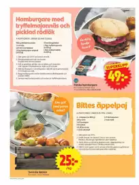 ICA Supermarket reklamblad vecka 44 Sida 6: Svenska äpplen €25,00, Färska hamburgare €49,00
