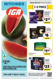 Ritchies catalogue week 43 Page 1: John West Tuna €1,45, Pepsi Max €23,00