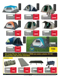 Makro catalogue Page 38: Zambezi Dome Tent €4.699,00, Kgalagadi Dome Tent €8.799,00