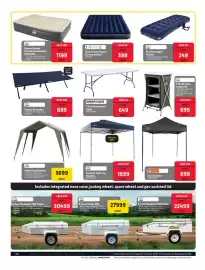 Makro catalogue Page 40: Tamboti Light-up Gazebo €1.899,00, Classic Stretcher €699,00