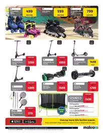 Makro catalogue Page 43: Adjustable Electric Scooter €3.999,00, Bluetooth Hoverboard €3.499,00