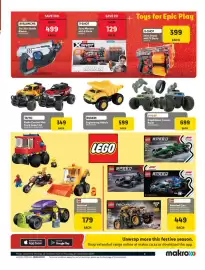 Makro catalogue Page 9: TAIYO Radio Control Mini Truck Scale 1:40 €349,00, RUSKIN Engineering Vehicle €599,00