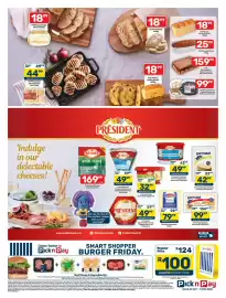 Pick n Pay Hypermarket catalogue week 44 Page 4: Président Full Cream Simonzola or Blaauwberg Cheese €49,99