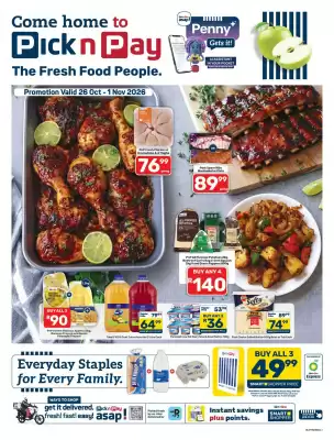 Pick n Pay Hypermarket (valid until 1-11)