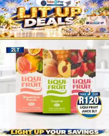 Take 'n Pay catalogue week 44 Page 10: LIQUI FRUIT JUICE 2LT €120,00