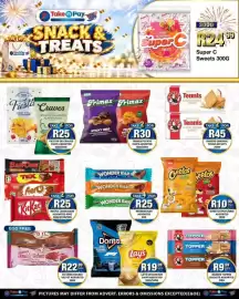 Take 'n Pay catalogue week 44 Page 16: Nestle Large Bars Assorted €25,00, Cheetos Puff/Brix Assorted €10,99