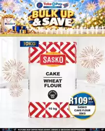 Take 'n Pay catalogue week 44 Page 20: Sasko Cake Wheat Flour €109,99