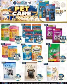 Take 'n Pay catalogue week 44 Page 27: Whiskas pouches €28,00, PAWS PUPPY DOG FOOD €54,99