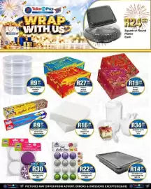 Take 'n Pay catalogue week 44 Page 5: Empty Biscuit Barrels €9,99, Carnival Foil Cookie Cups €22,99