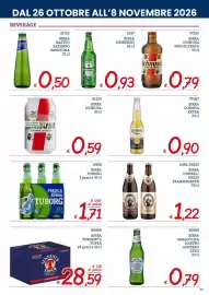 Volantino Zona Pagina 23: Birra Nastro Azzurro Sardegna €0,50, Birra Heineken €0,93