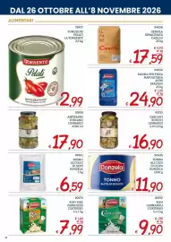 Volantino Zona Pagina 24: Pomodori pelati la Torrente €2,99, Tonno all'olio di oliva Donzela €11,90