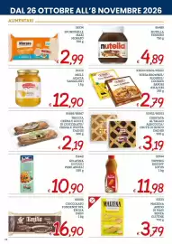 Volantino Zona Pagina 26: Nutella Ferrero €4,89, Crostata al taglio Zaghis €3,19