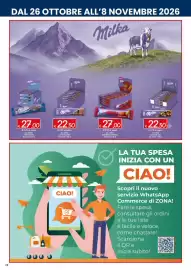 Volantino Zona Pagina 28: Milka Pimmax Biscot&Caramel €27,00, Milka Latte Alpino €22,50