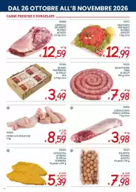 Volantino Zona Pagina 6: Lonza suino senza catena €3,98, Macinato per ragù bovino adulto €12,99
