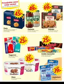 Matöppet reklamblad vecka 45 Sida 4: Matpajer €69,00, Pastasås €49,00