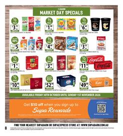 Supabarn catalogue week 44 Page 8: Coca-Cola, Fanta & Sprite Soft Drinks €11,50, Nescafe Coffee Sachets €3,99