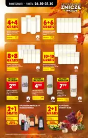Biedronka gazetka tydzień 44 Strona 19: Wkład parafinowy do zniczy Lumia €3,69, Wkład olejowy do zniczy Lumia €2,99