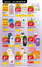 Biedronka gazetka tydzień 44 Strona 80: Żel pod prysznic NIVEA €17,99, Płyn micelarny Garnier €17,99