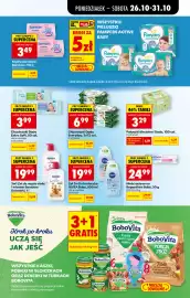 Biedronka gazetka tydzień 44 Strona 87: Mydło dla dzieci Bambino €3,49, Chusteczki Dada Everyday €6,99