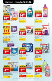 Biedronka gazetka tydzień 44 Strona 88: Kapsułki do prania Ultra Sport €15,99, Płyn do prania Ultra Quick Wash €14,99