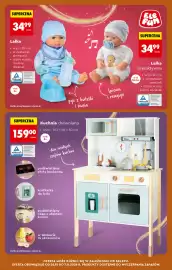 Biedronka gazetka tydzień 44 Strona 95: Lalka €34,99, Lalka interaktywna Elefun €34,99