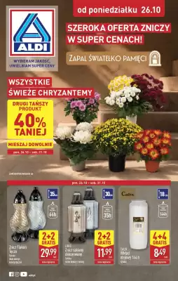 ALDI | Szeroka oferta zniczy w super cenach (ważność do 31-10)