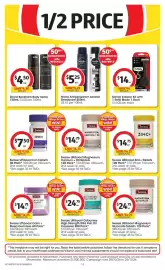 Coles catalogue week 44 Page 14: Swisse Ultiboost Zinc+ Tablets €14,75, Schick 6 Razor Kit with 1 Refill Blade 1 Each €14,00