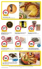 Coles catalogue week 44 Page 23: Hedy's Quiche €12,00, Meredith Dairy Marinated Goat Cheese €11,00