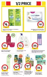 Coles catalogue week 44 Page 41: Dove Body Wash €13,00, Garnier Fructis Shampoo or Conditioner 315mL €4,00