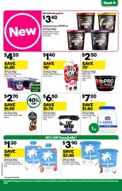 Woolworths catalogue week 44 Page 26: Gippsland Dairy Twist Yoghurt €6,50, Wicked Sister Loaded 25G Protein Pudding €3,40