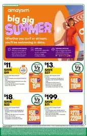 Woolworths catalogue week 44 Page 49: Amaysim $30 Starter Pack €11,00, Amaysim $270 Starter Pack €199,00