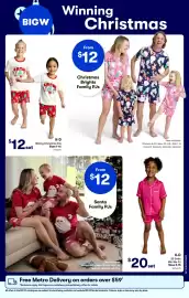 Woolworths catalogue week 44 Page 51: Christmas Brights Family PJs €12,00, Sibling Christmas PJs €12,00
