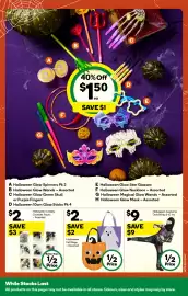 Woolworths catalogue week 44 Page 9: Halloween Costume Dark Ninja 8-10 Yrs €9,00