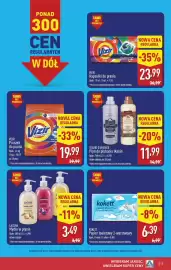 ALDI gazetka tydzień 44 Strona 15: Płyn do płukania tkanin Tesori d'Oriente €11,99, Vizir Proszek do prania €19,99