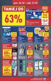 ALDI gazetka tydzień 44 Strona 29: Chusteczki higieniczne 3-warstwowe €2,39, Ręczniki papierowe 3-warstwowe €9,99