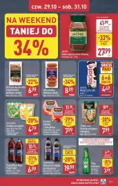 ALDI gazetka tydzień 44 Strona 43: Orzechy nerkowca niesolone €7,99, RIO MARE Sałatka z tuńczykiem €7,99