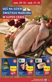 ALDI gazetka tydzień 44 Strona 43: Noga z gęsi owsianej €7,99, Drosed Gęś owsiana €4,29