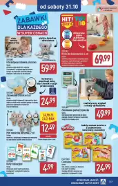 ALDI gazetka tydzień 44 Strona 49: TOYLINO Zabawkowa pralka/zmywarka €49,99, Play-Doh Ciastolina €24,99