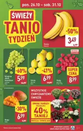 ALDI gazetka tydzień 44 Strona 5: Cytryny €6,99, Maliny €8,99