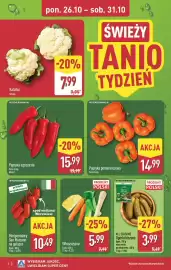 ALDI gazetka tydzień 44 Strona 6: Papryka pomarańczowa €14,99, Włoszczyzna €5,99