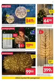 Rusta reklamblad vecka 44 Sida 11: Ljusträd Exclusive €399,00, Dekorationsbelysning Sphere €249,00