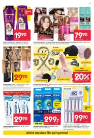 Rusta reklamblad vecka 44 Sida 17: Fresh & Go tandborsthuvud €99,90, Sensodyne Tandkräm €29,90