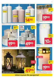 Rusta reklamblad vecka 44 Sida 29: Ljuslykta Victor €49,90, Värmeljus 50-pack €49,90