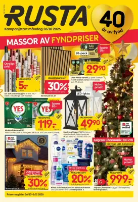 Rusta reklamblad (giltig till och med 1-11)