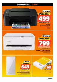 Power reklamblad vecka 44 Sida 11: Canon Bläckstråleskrivare Kompakt 3-i-1 Wi-Fi-skrivare €799,00