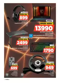Power reklamblad vecka 44 Sida 14: Msi cyborg 15 b13w €13.990,00, HyperX mekaniska tangentbord €1.790,00